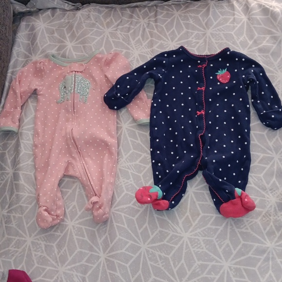 Baby Girl Footies Bundle - Picture 2 of 9